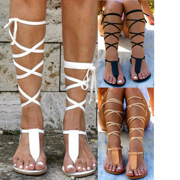Gladiator Sandals Roman Style Fashion Cross Skull Flip Flops Women Flat  Sandals Zapatos De Mujer Free Shipping - AliExpress